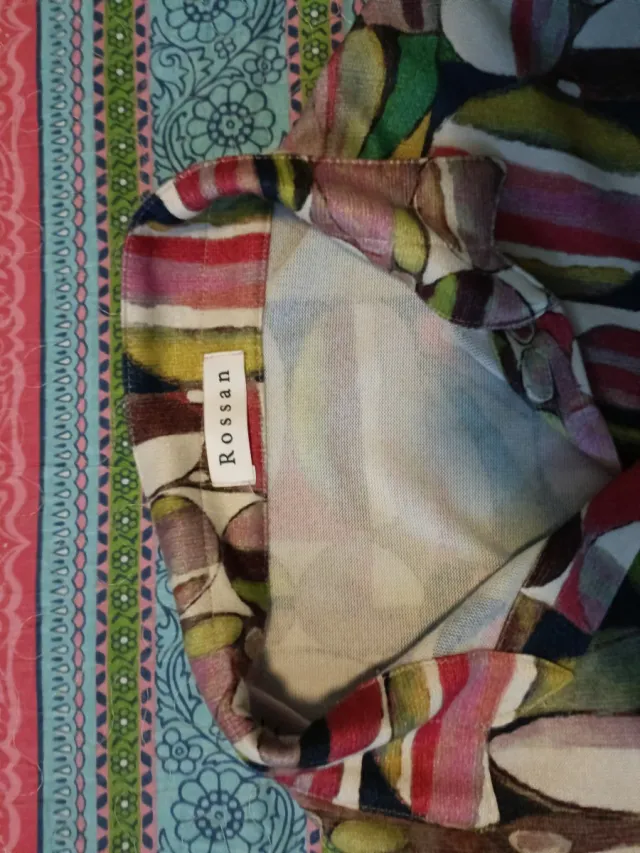 Camisa estampada multicolor