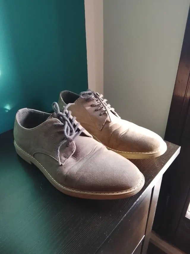 Scarpe uomo eleganti casual beige/grigie