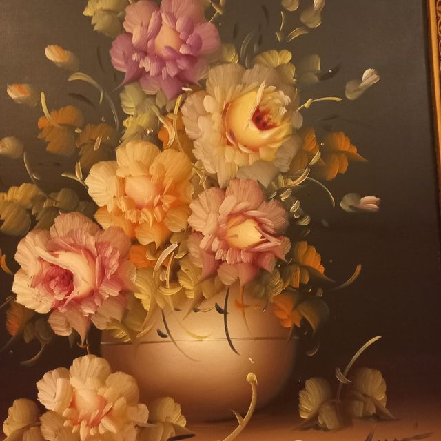 Quadro pintado a óleo