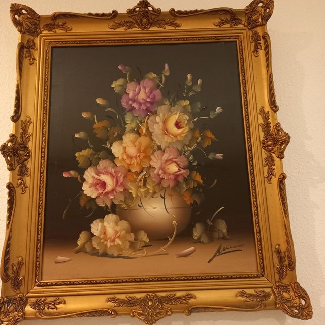 Quadro pintado a óleo