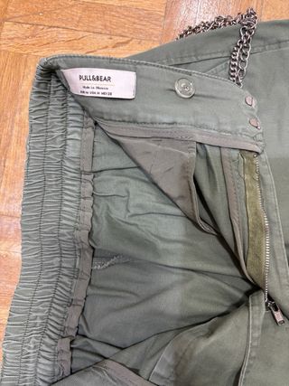 Pantalones cargo militares verdes