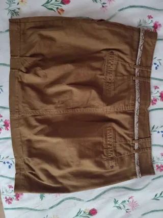 Falda Pull&Bear marrón