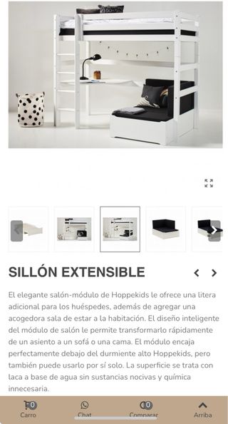 Cama nido blanca Flexa