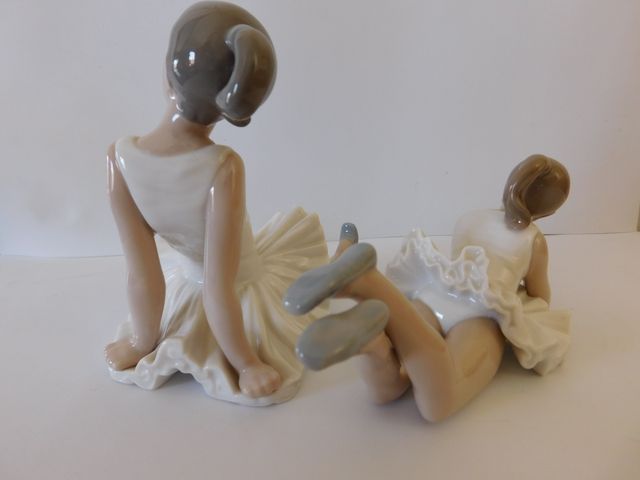 Lote 2 Bailarinas NAO by Lladró Porcelana