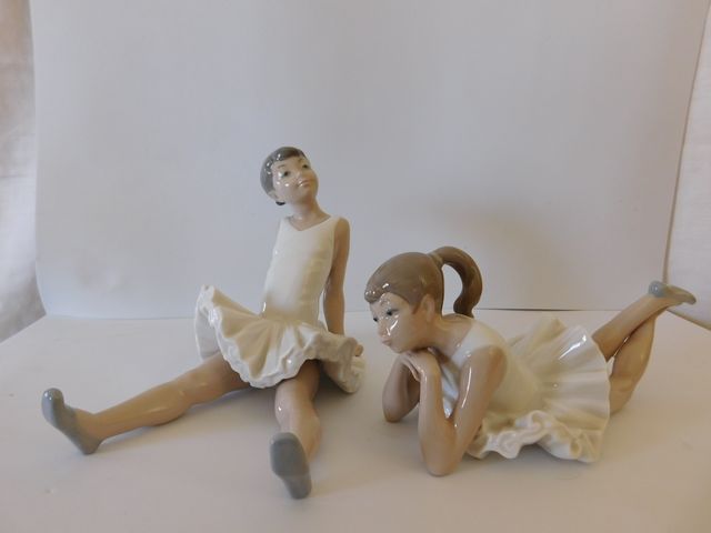 Lote 2 Bailarinas NAO by Lladró Porcelana