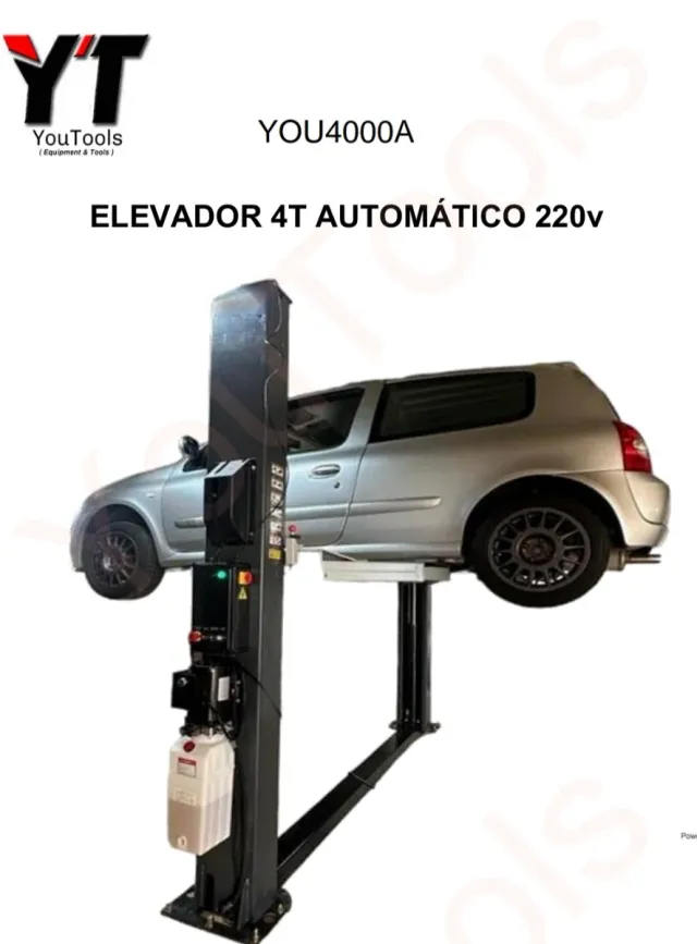 Elevador 2 columnas 4T automático robusto