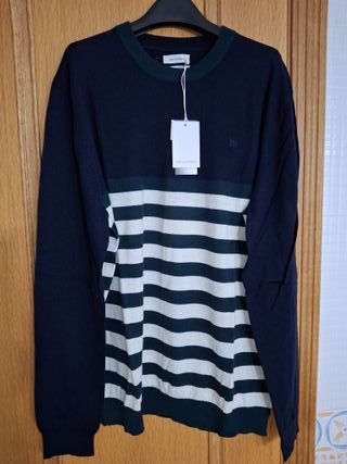 Jersey Pedro del Hierro T.XL Azúl Marin-Verd NUEVO