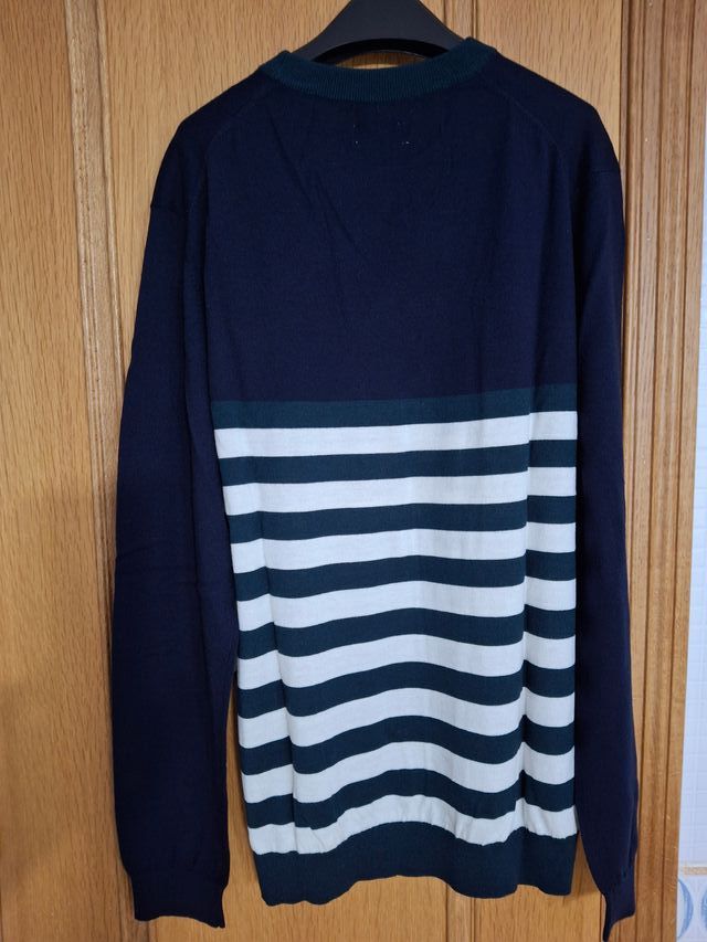 Jersey Pedro del Hierro T.XL Azúl Marin-Verd NUEVO