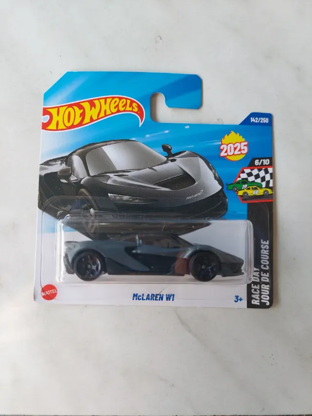 Hot Wheels McLaren W1 Gris Oscuro