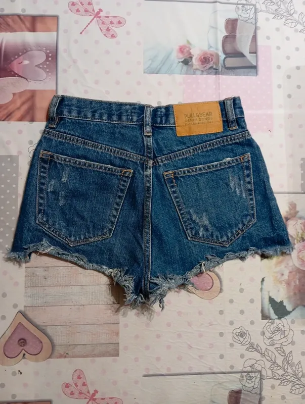Shorts di jeans strappati bambina 9-10 anni