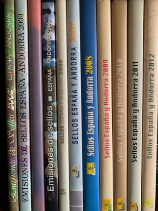 Libro Sellos España Andorra 2005 Correos