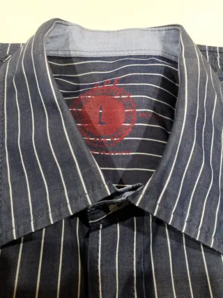 Camisa de rayas clásica hombre