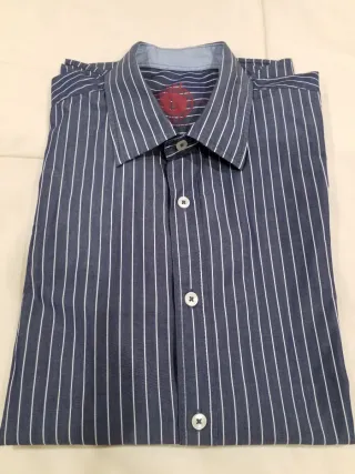 Camisa de rayas clásica hombre