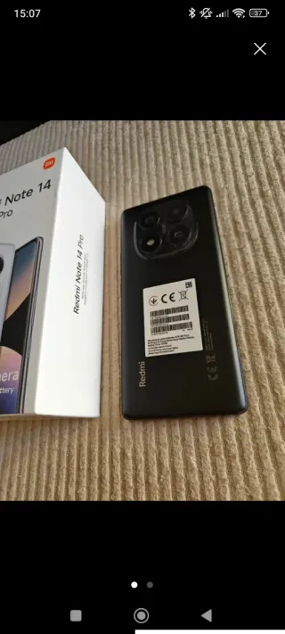 Xiaomi Redmi Note 14 Pro 256GB Negro