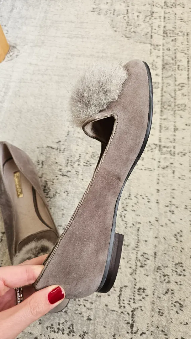 Mocasines Louise et Cie ante pompón