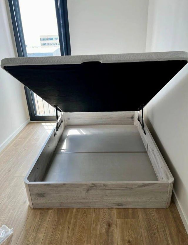 Divano letto pieghevole in legno