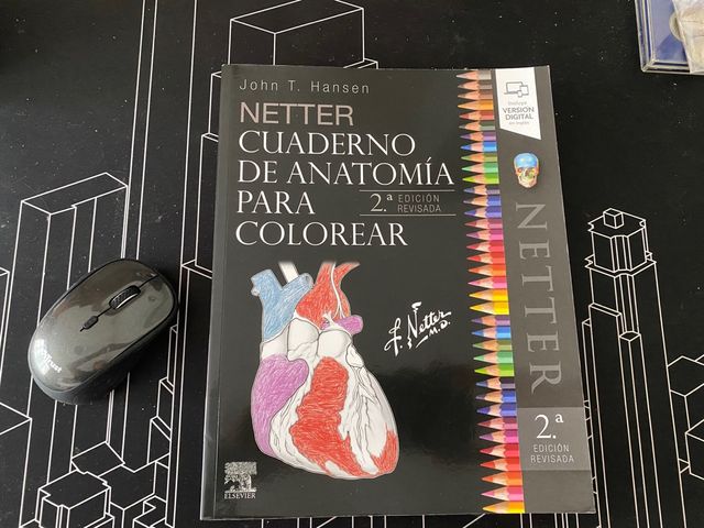 Netter cuaderno de Anatomía para colorear.