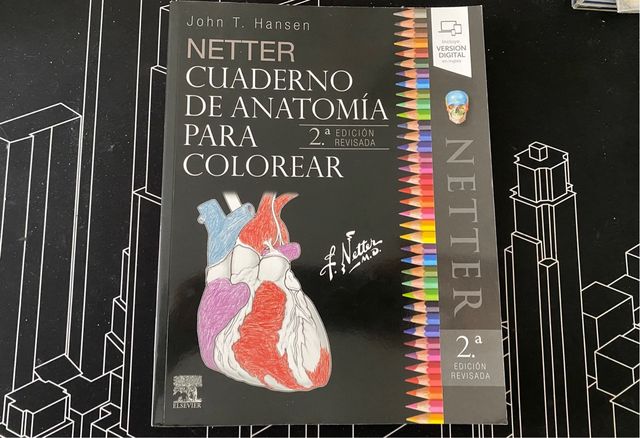 Netter cuaderno de Anatomía para colorear.