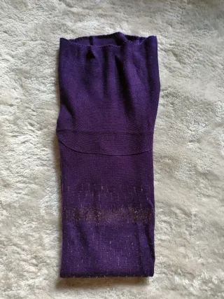 Jersey morado largo abalorios