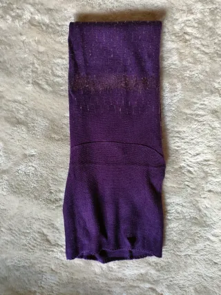 Jersey morado largo abalorios