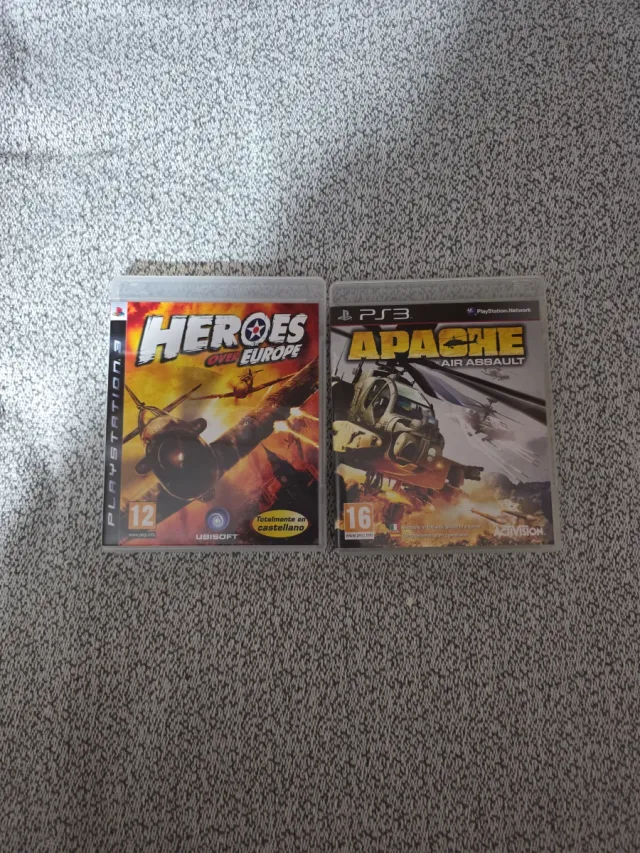 Lote 2 Giochi PS3: Heroes Over Europe e Apache