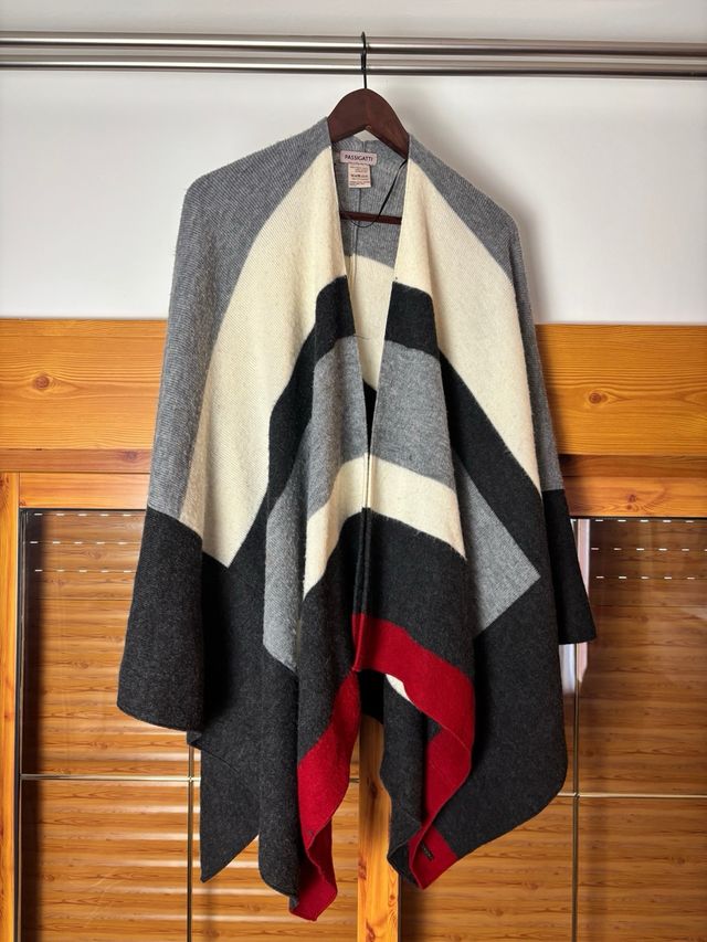 Poncho PASSIGATTI multicolor talla única