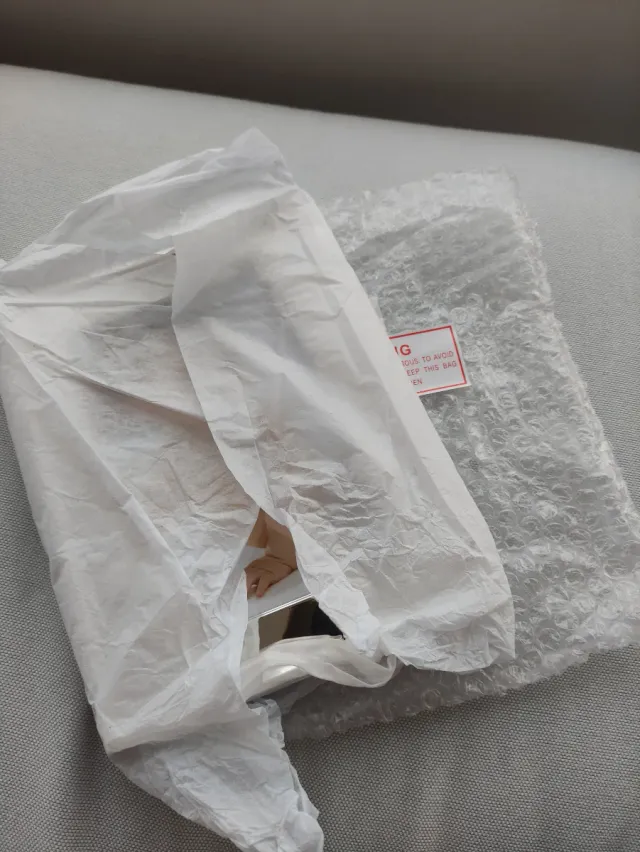 Marco de fotos plateado para bebé