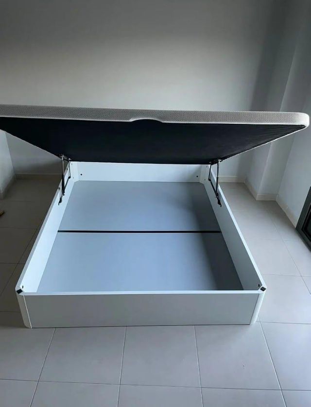 Divano letto pieghevole in legno