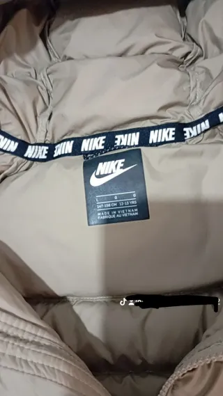 Chaqueta Nike Talla M Beige