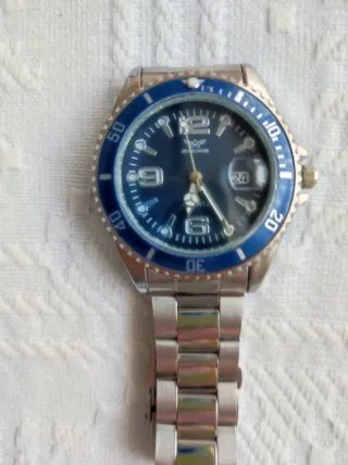 Reloj ZHOWE Azul y Plateado, imitación marca