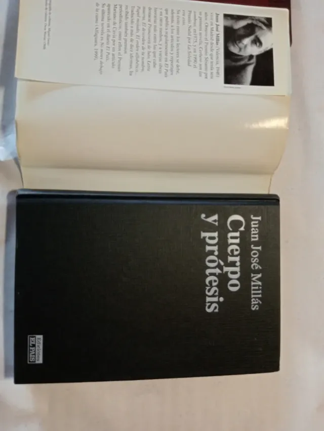 Juan José Millás. Cuerpo y prótesis. Primera ed.