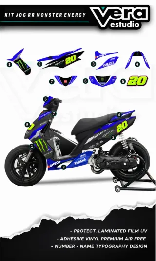 Kit Adhesivo Personalizado Moto