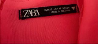 Vestido fucsia manga larga