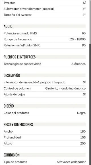 Altavoces Phoenix Bluetooth Negros