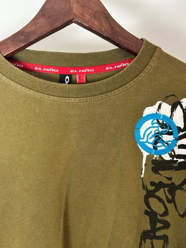 Camiseta EL NIÑO manga larga verde Talla L