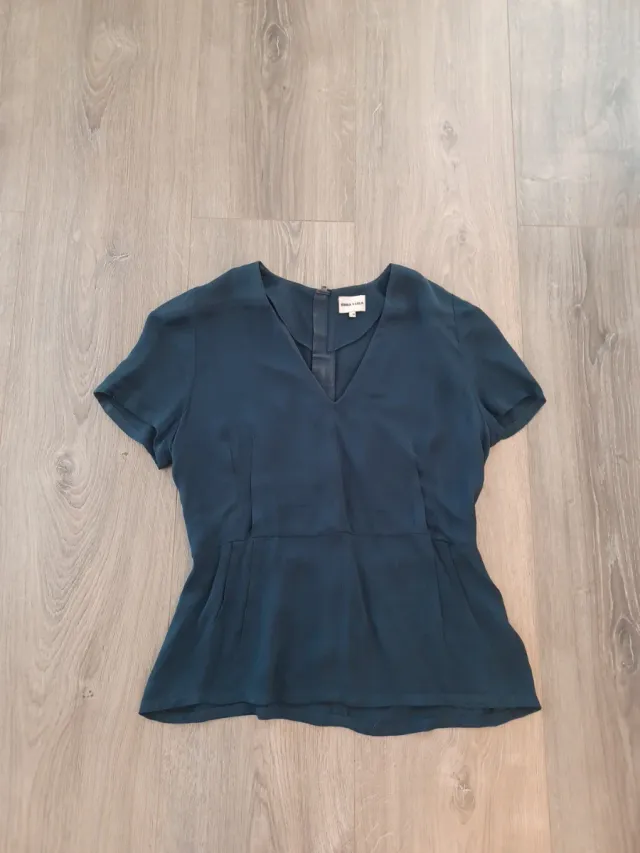 Blusa Bimba y Lola Azul Petróleo