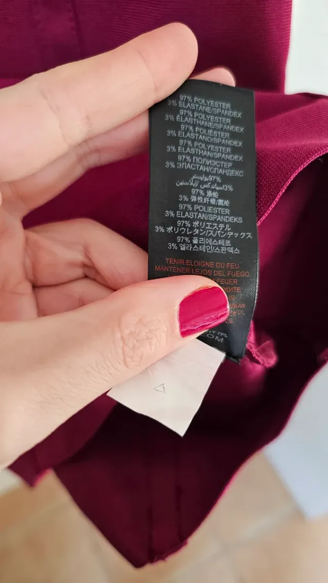 Vestido Lipsy London Burdeos Talla M