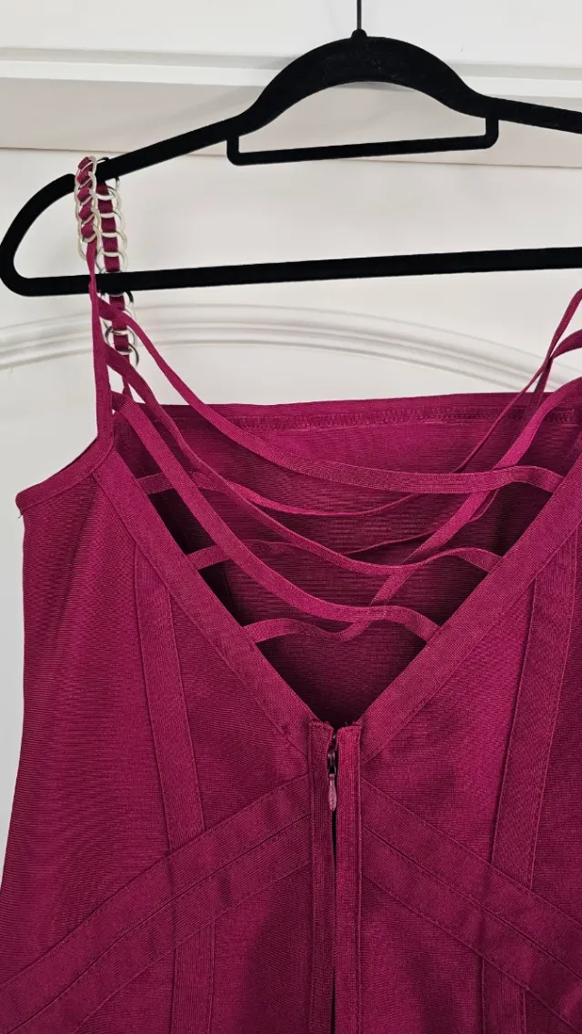 Vestido Lipsy London Burdeos Talla M