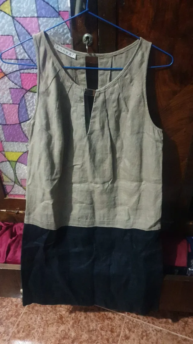 Vestido KOOKAI Beige y Negro Talla M tallas únicas