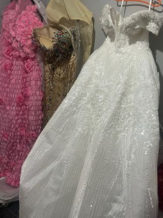 Vestido de Novia Blanco  Diseñado por Gipsy glamur