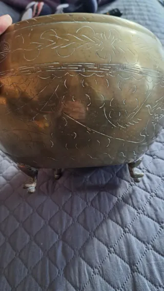 Vaso vintage decorato