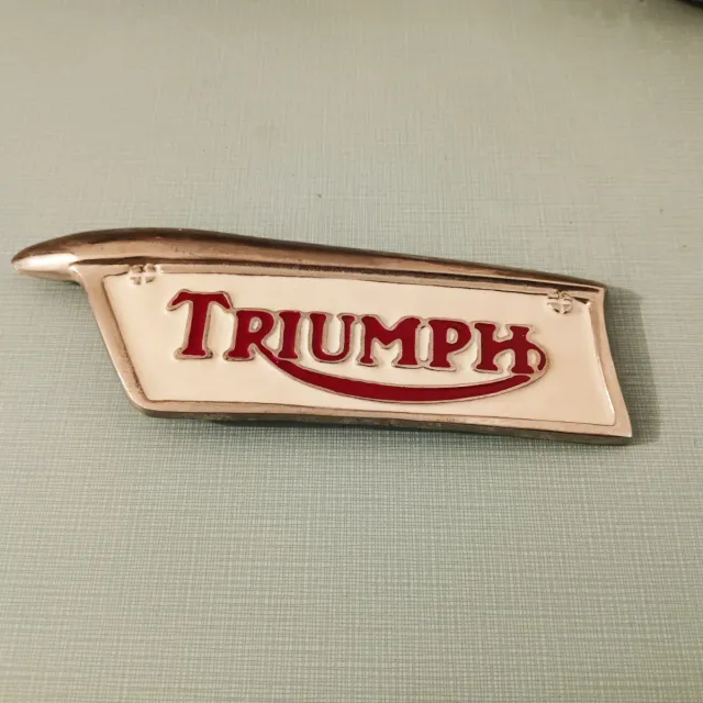 Fibbia per pantaloni Triumph Cromata smaltata