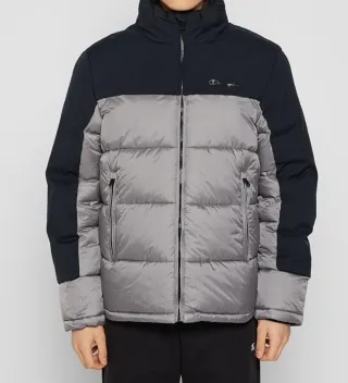 Cazadora Champion Talla XL Negra y Gris