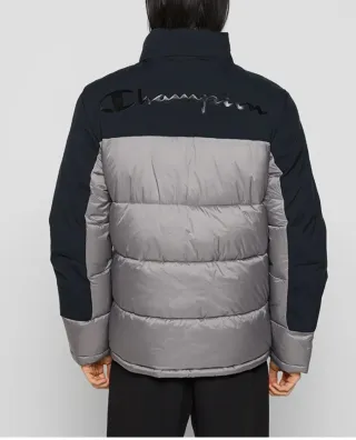 Cazadora Champion Talla XL Negra y Gris