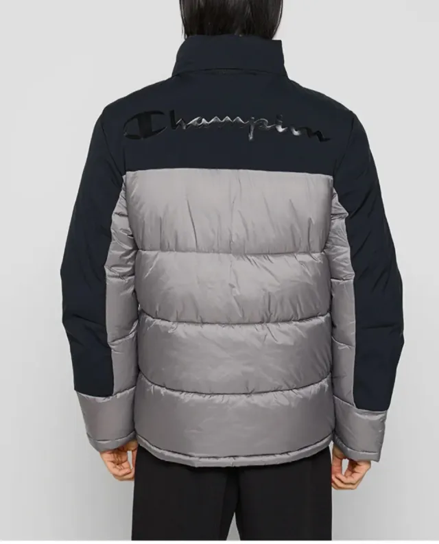 Giubbotto Champion Taglia XL Nero e Grigio