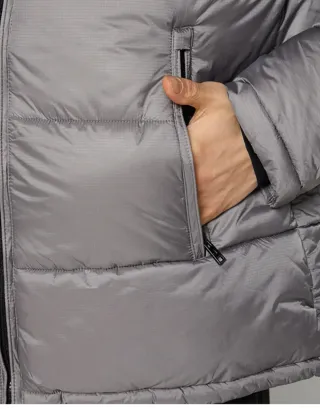 Cazadora Champion Talla XL Negra y Gris