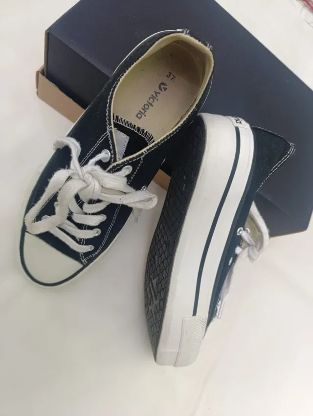 Zapatillas Victoria Negras Talla 37