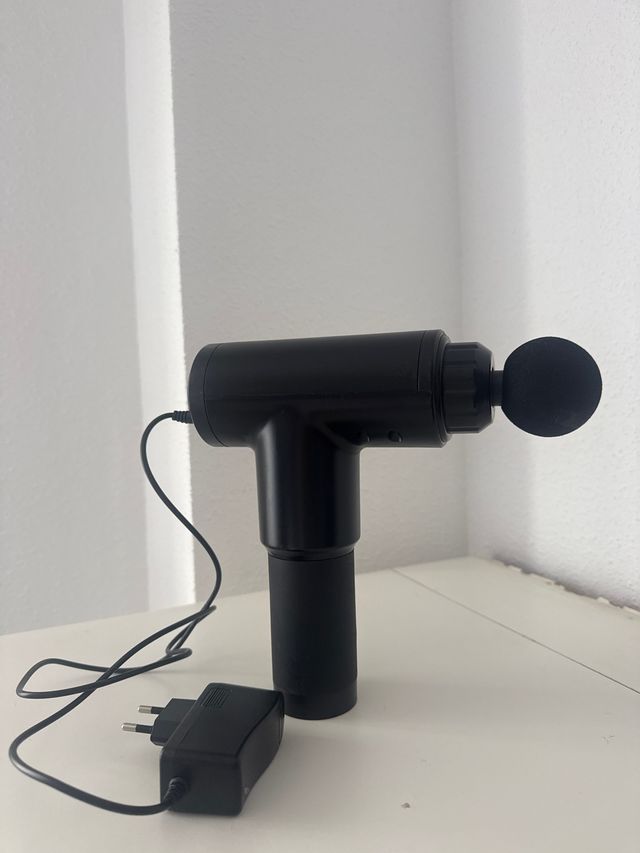 Pistola Masajeador Muscular Negra