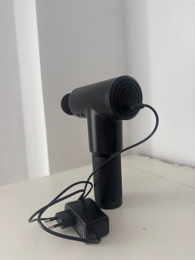 Pistola Masajeador Muscular Negra