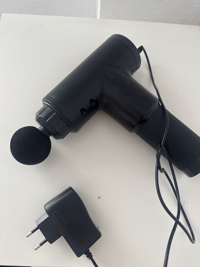 Pistola Masajeador Muscular Negra